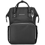 Mochila Maternidade Siena Black & Silver - Kikka Boo