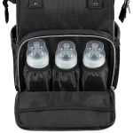 Mochila Maternidade Siena Black & Silver - Kikka Boo