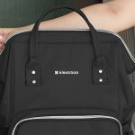 Mochila Maternidade Siena Black & Silver - Kikka Boo