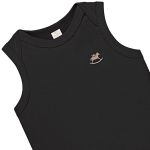 Body regata em suedine Preto Pati Nicki - Up Baby