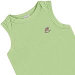 Body regata em suedine Verde Nilo - Up Baby