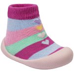 Meia c/ Sola Comfort Corações Colorido - Klin