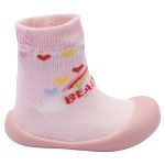 Meia c/ Sola Comfort Beautiful Rosa Claro - Klin