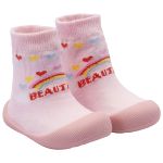 Meia c/ Sola Comfort Beautiful Rosa Claro - Klin