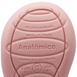 Meia c/ Sola Comfort Beautiful Rosa Claro - Klin
