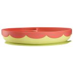 Prato de Silicone com Divisórias e Ventosa Yummy! Rosa (6m+) - Fisher Price