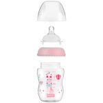 Mamadeira Anticólica First Moments Rosa 270ml (2m+) - Fisher Price