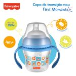 Copo de Transição First Moments 150ml Azul (4m+) - Fisher Price