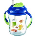 Copo de Treinamento com Canudo First Moments Azul Blueberry Smoothie 270ml (6m+) - Fisher Price