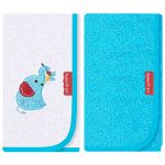Kit com 2 fraldinhas de boca atoalhadas Elefantinho - Fisher Price