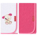 Kit com 2 fraldinhas de boca atoalhadas Cachorrinha - Fisher Price