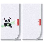 Kit com 2 fraldinhas de boca atoalhadas Pandinha - Fisher Price