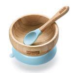 Colher de Treinamento com Cabo Curto Bam N’ Boo Azul (6m+) - Fisher Price