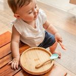 Colher de Treinamento com Cabo Curto Bam N’ Boo Azul (6m+) - Fisher Price