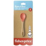 Colher de Treinamento com Cabo Curto Bam N’ Boo Rosa (6m+) - Fisher Price