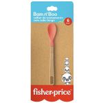 Colher de Treinamento com Cabo Longo Bam N’ Boo Rosa (6m+) - Fisher Price