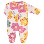Macacão longo c/ zíper em malha soft thermo UV50+ Flores - Up Baby