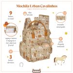 Mochila Maternidade Urban Cavalinhos - Masterbag