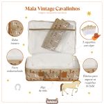Mala Maternidade Vintage Cavalinhos - Masterbag