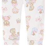 Calça em suedine Ursinha Rosa - Up Baby