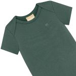 Body curto em cotton Verde Bambu - Milon