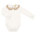 Jardineira c/ Body longo em moletom Paris - Milon