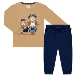 Camiseta c/ Calça em malha Ursinhos - Milon