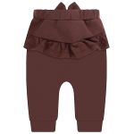 Calça em algodão egípcio Fofy Bear Marrom - Mini & Co.
