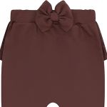 Calça em algodão egípcio Fofy Bear Marrom - Mini & Co.