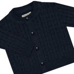 Casaquinho em tricot Trançado Marinho - Mini & Co.