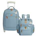 Mala com rodinhas + Mochila Urban Barquinhos Lisa - Masterbag
