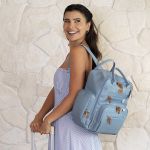 Mala com rodinhas + Mochila Urban Barquinhos Lisa - Masterbag
