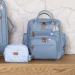 Mala com rodinhas + Mochila Urban Barquinhos Lisa - Masterbag