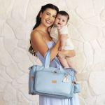 Mala com rodinhas + Bolsa Anne + Bolsa Térmica Vicky Barquinhos Lisa - Masterbag