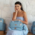 Mala com rodinhas + Bolsa Anne + Bolsa Térmica Vicky Barquinhos Lisa - Masterbag