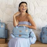 Mala com rodinhas + Bolsa Anne + Bolsa Térmica Vicky Barquinhos Lisa - Masterbag
