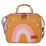 Mochila + Lancheira Térmica + Kit 2 Necessaires + Saquinho Organizador Kids Arco-Íris Boho - Masterbag Kids