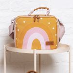 Mochila + Lancheira Térmica + Kit 2 Necessaires + Saquinho Organizador Kids Arco-Íris Boho - Masterbag Kids
