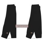 Calça (mijão) c/ pé reversível em suedine Preta - Up Baby