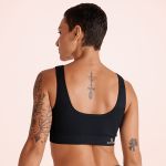 Top Feminino com Bojo Removível Basic Preto - Lupo