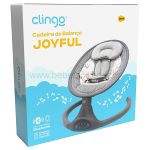 Cadeira de Balanço Joyful Cinza (0-9kg) - Clingo