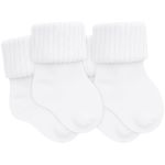 Kit 2 Meias Soquete em atoalhado Branco - Lupo