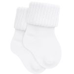 Kit 2 Meias Soquete em atoalhado Branco - Lupo