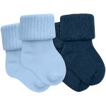 Kit 2 Meias Soquete em atoalhado Azul - Lupo