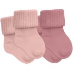 Kit 2 Meias Soquete em atoalhado Rosa - Lupo