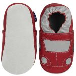 Tênis em couro Eco Fusca Vermelho - Babo Uabu