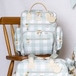 Mochila Maternidade Urban Bear Xadrez - Masterbag