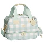 Mala com rodinhas + Bolsa Everyday + Bolsa Térmica Vicky Bear Xadrez - Masterbag