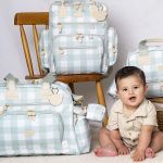 Mala com rodinhas + Bolsa Everyday + Bolsa Térmica Vicky Bear Xadrez - Masterbag