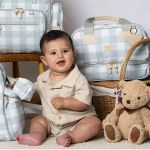 Mala com rodinhas + Bolsa Everyday + Bolsa Térmica Vicky Bear Xadrez - Masterbag